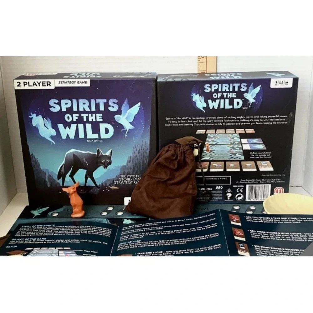 Spirits of The Wild Game COMPLETE, Mattel Games 2 Player Excellent Rare